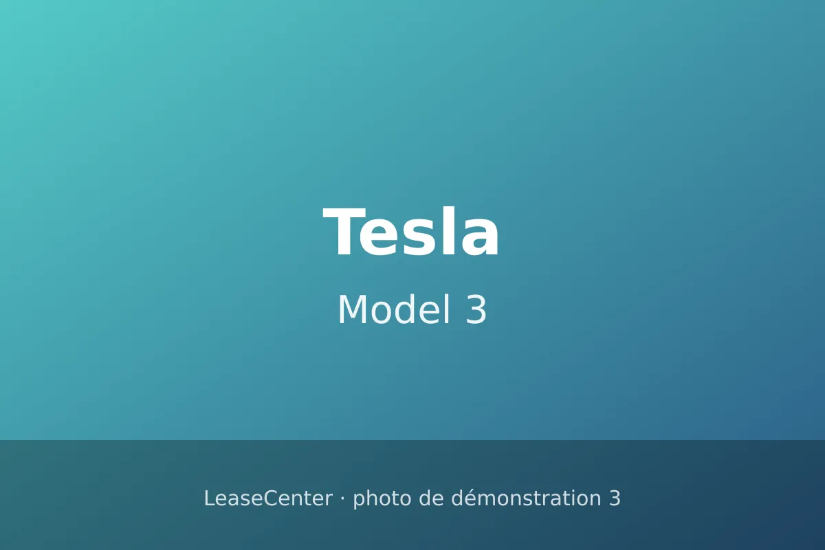 Tesla Model 3 (3/4)